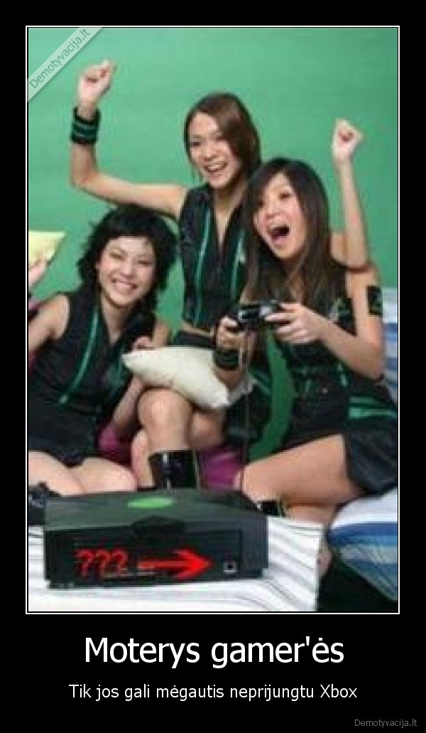 moteris, moterys, gamer, fail, xbox, 360, nepajungtas