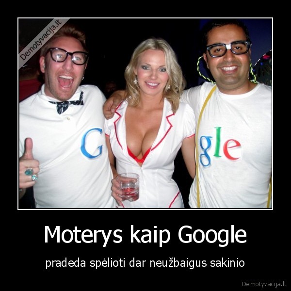 Moterys kaip Google