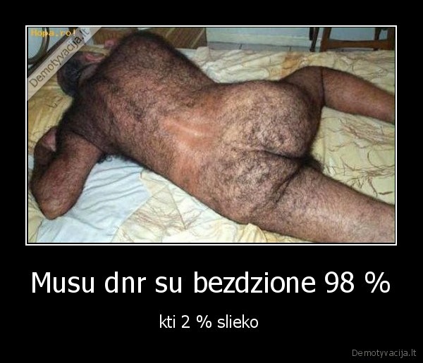 Musu dnr su bezdzione 98 %