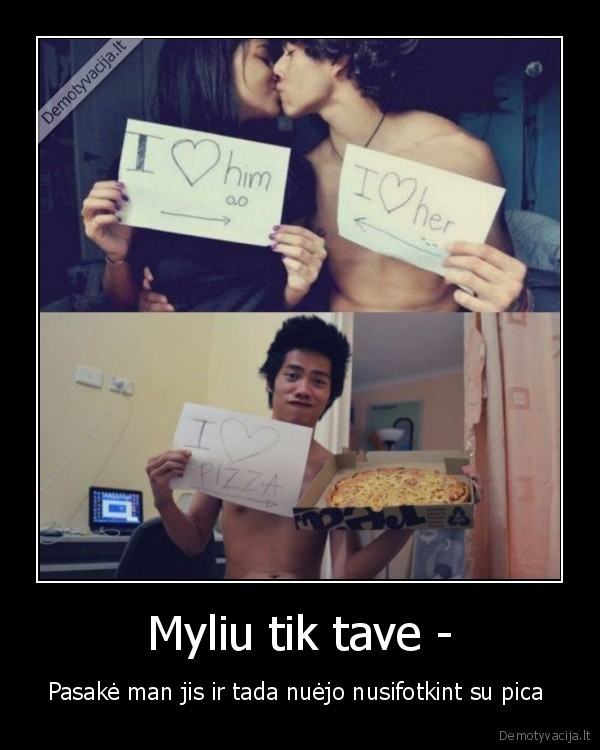 Myliu tik tave -