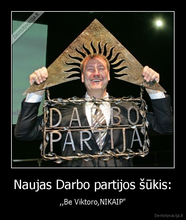 Naujas Darbo partijos šūkis: