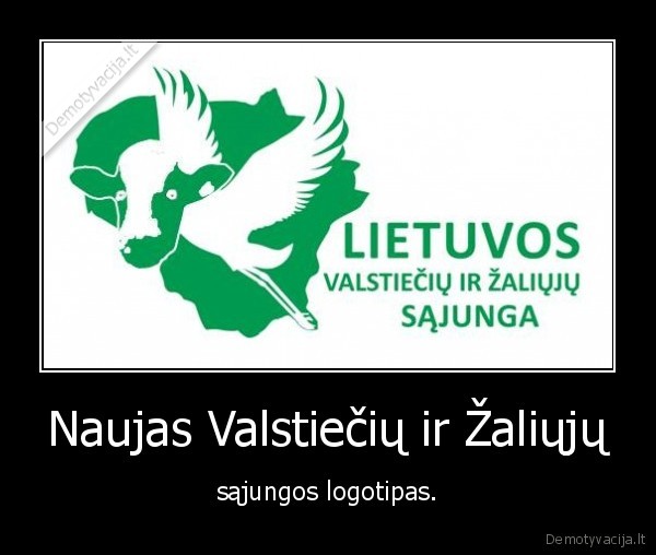 valstieciai,zalieji,karve,logotipas,mu