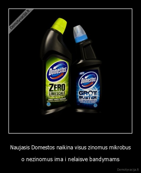 Naujasis Domestos naikina visus zinomus mikrobus