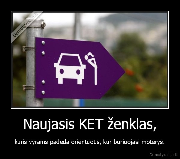 Naujasis KET ženklas,