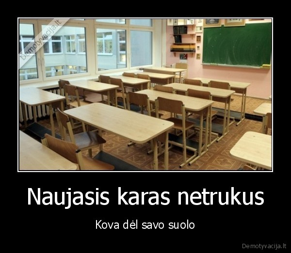 Naujasis karas netrukus