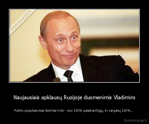 vladimiras, putinas,putino, reitingai