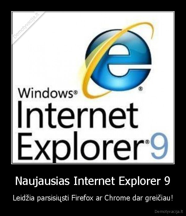 Naujausias Internet Explorer 9