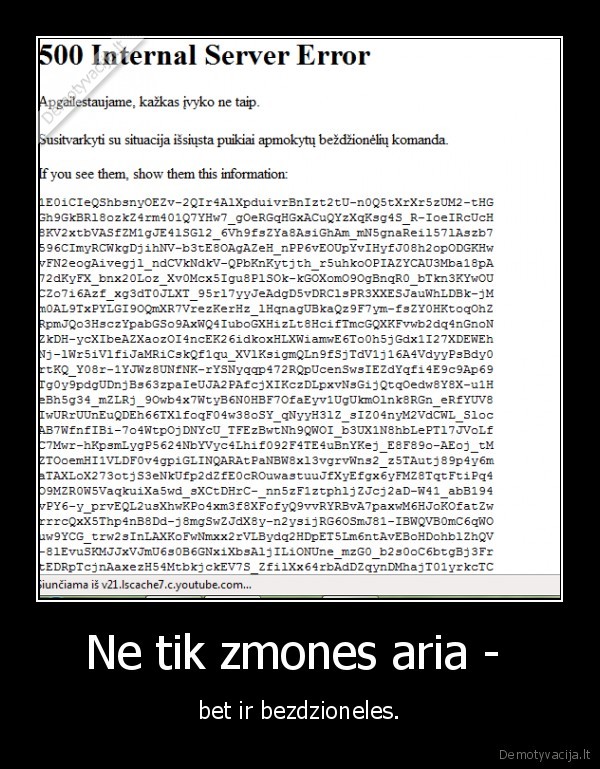 Ne tik zmones aria - 