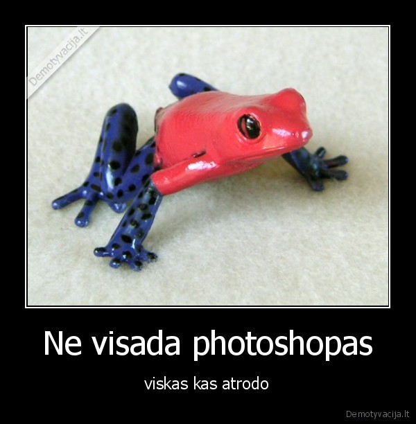 Ne visada photoshopas