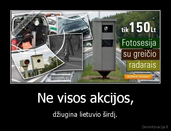 Ne visos akcijos,