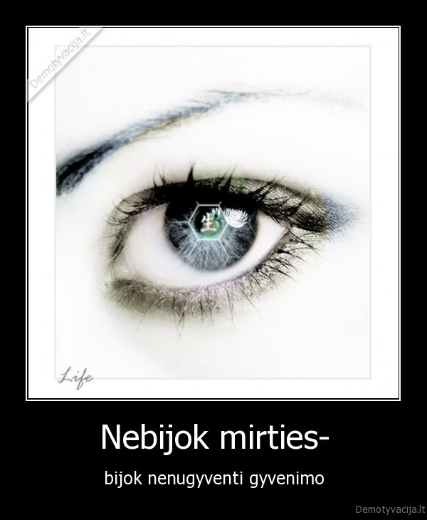 Nebijok mirties-