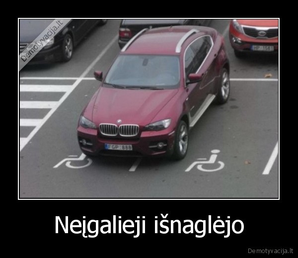 Neįgalieji išnaglėjo