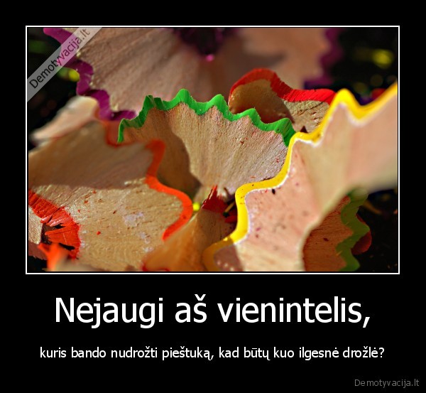 Nejaugi aš vienintelis,