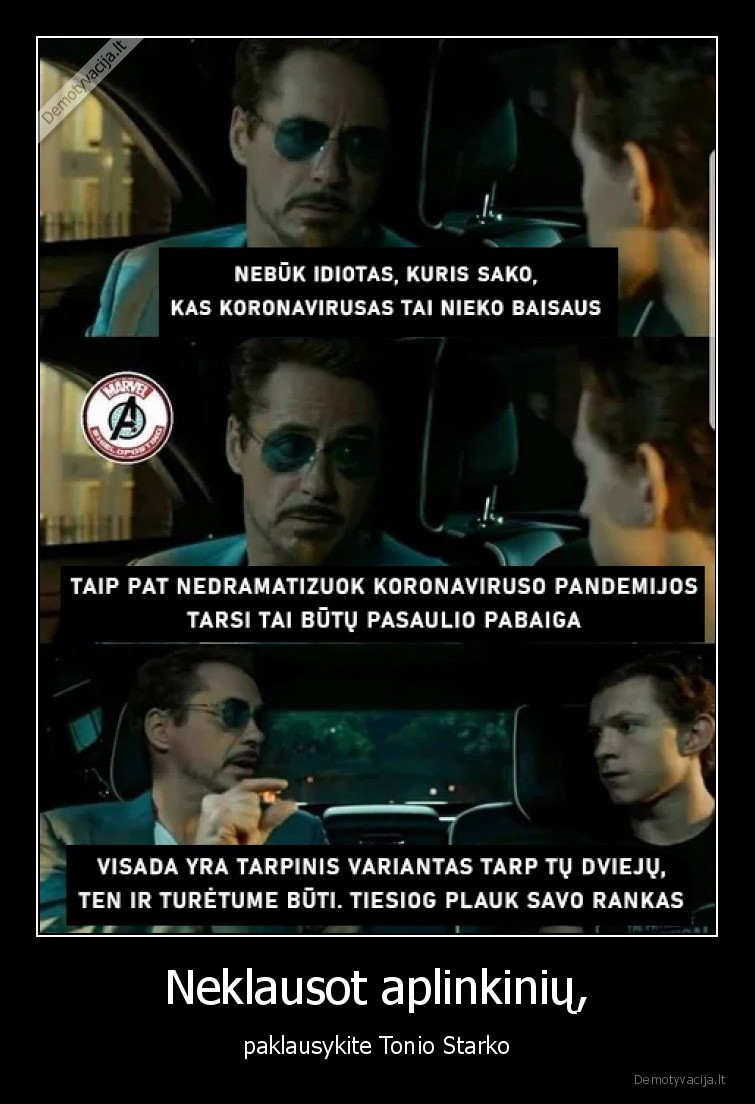 tony, stark,koronavirusas