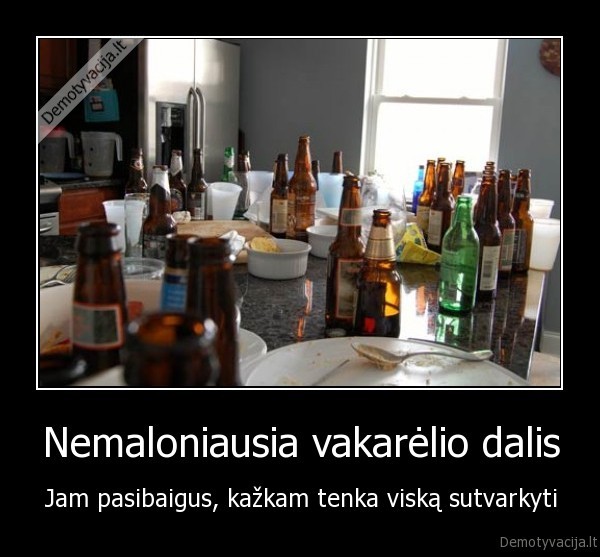 Nemaloniausia vakarėlio dalis