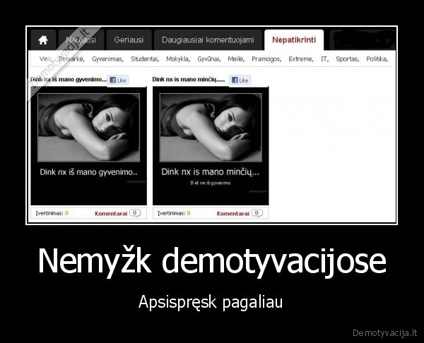 nemyzk,demotyvacijose,apsispresk,nx, dink