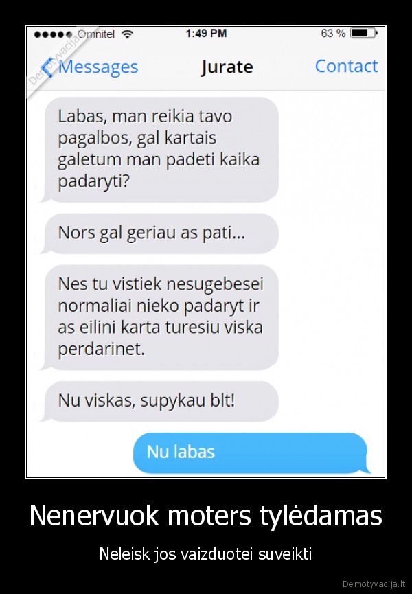 nervuota, moteris,nervinasi,nervuojasi