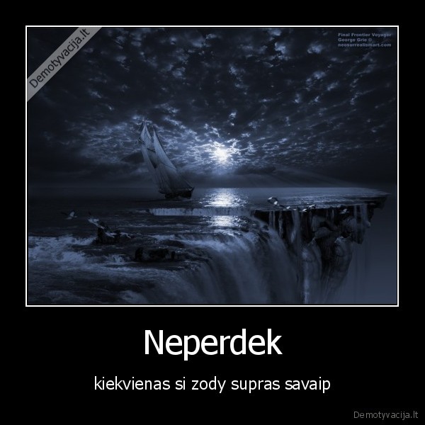 neperdek, zodis