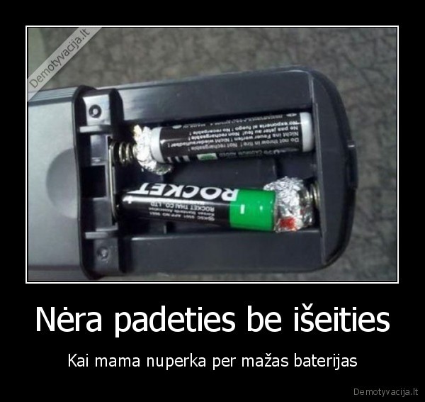 Nėra padeties be išeities