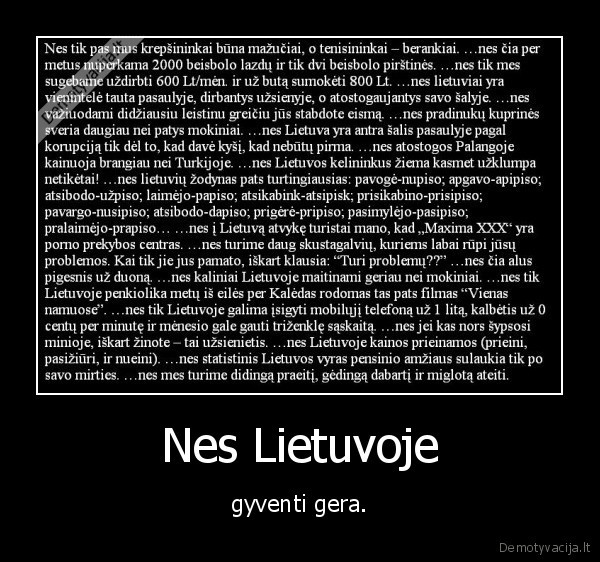 Nes Lietuvoje