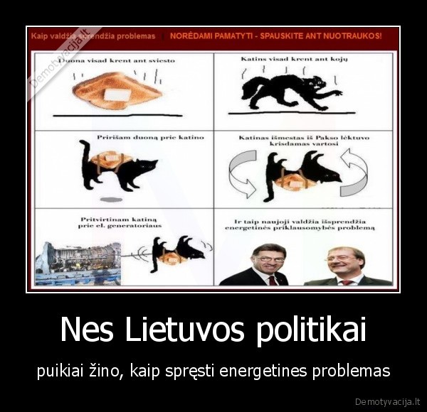 Nes Lietuvos politikai