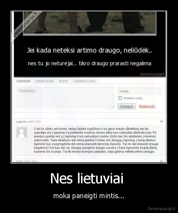 Nes lietuviai 