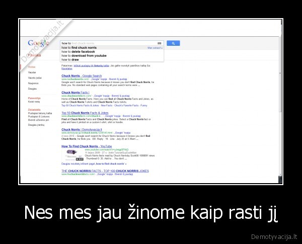 Nes mes jau žinome kaip rasti jį