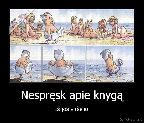 Nespręsk apie knygą