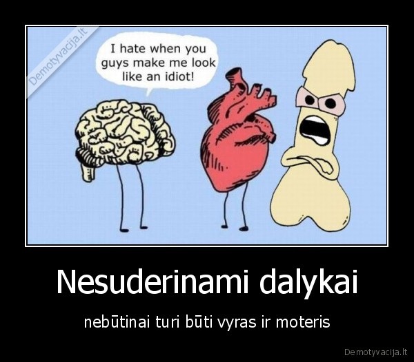 Nesuderinami dalykai