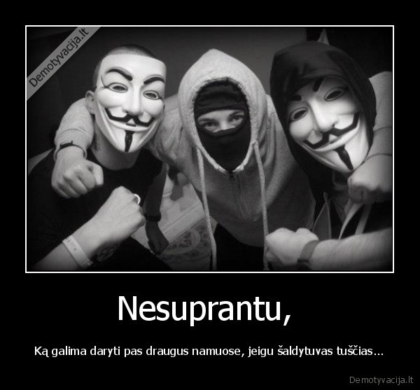 Nesuprantu, 