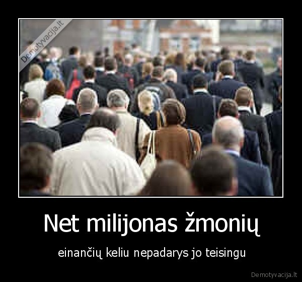 zmones, kelias, milijonas