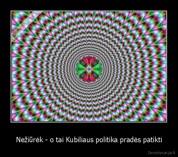 Nežiūrėk - o tai Kubiliaus politika pradės patikti