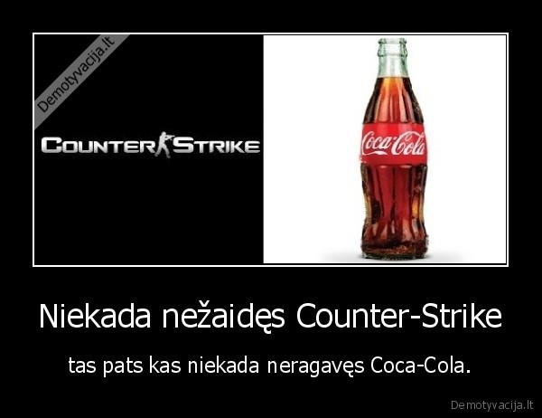 Niekada nežaidęs Counter-Strike