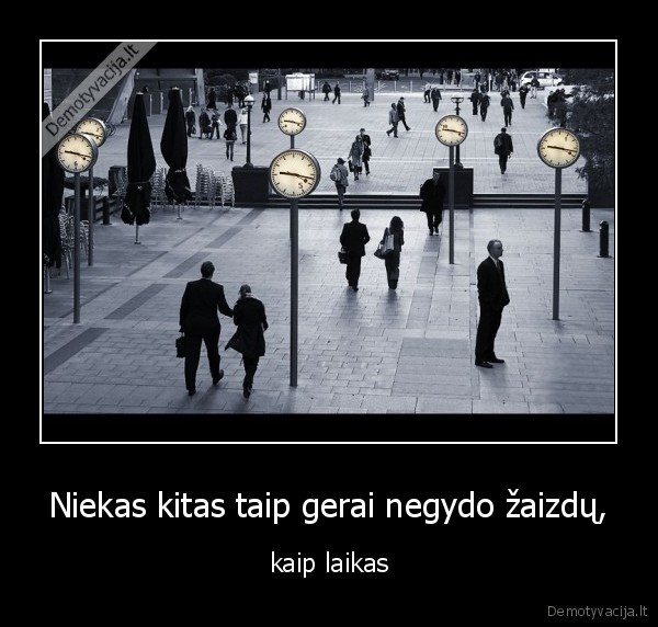 Niekas kitas taip gerai negydo žaizdų,