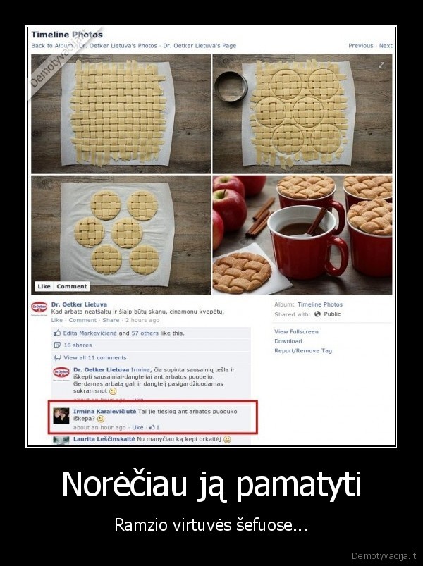 Norėčiau ją pamatyti