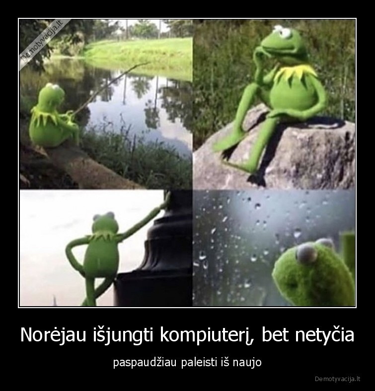 kompiuteris,isjungti,paleisti,is, naujo,netycia