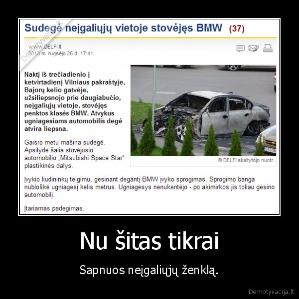 bmw,automobiliai,sudege,neigalieji,parkavimas