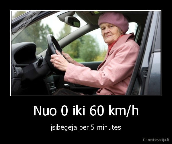 Nuo 0 iki 60 km/h