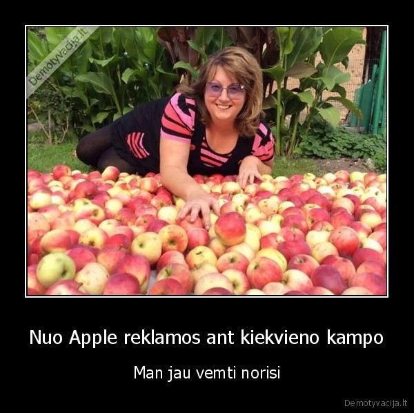 apple, reklama,blinkeviciute