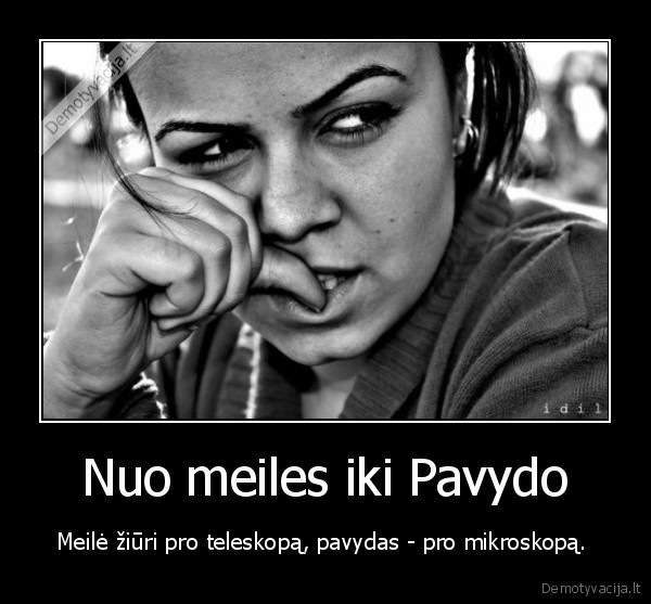 Nuo meiles iki Pavydo