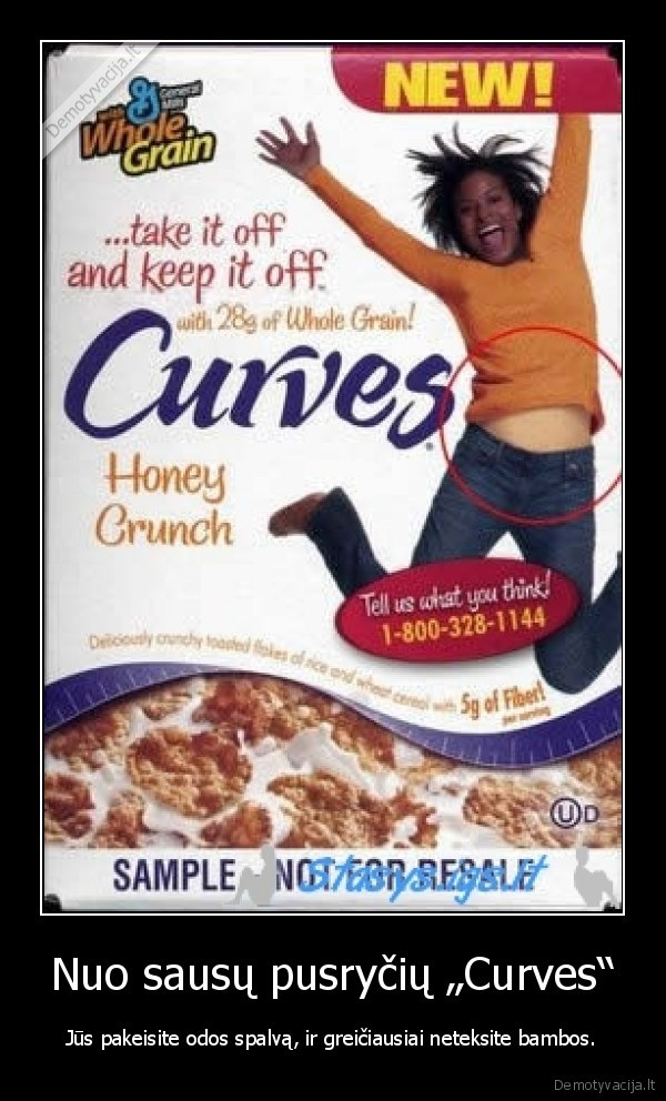 Nuo sausų pusryčių „Curves“