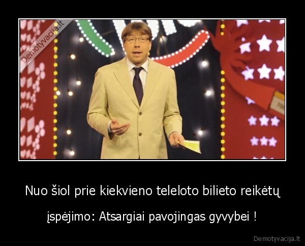 Nuo šiol prie kiekvieno teleloto bilieto reikėtų