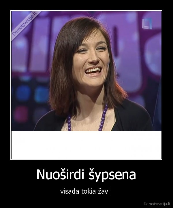 Nuoširdi šypsena