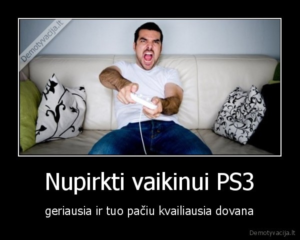 Nupirkti vaikinui PS3