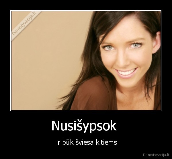 Nusišypsok 