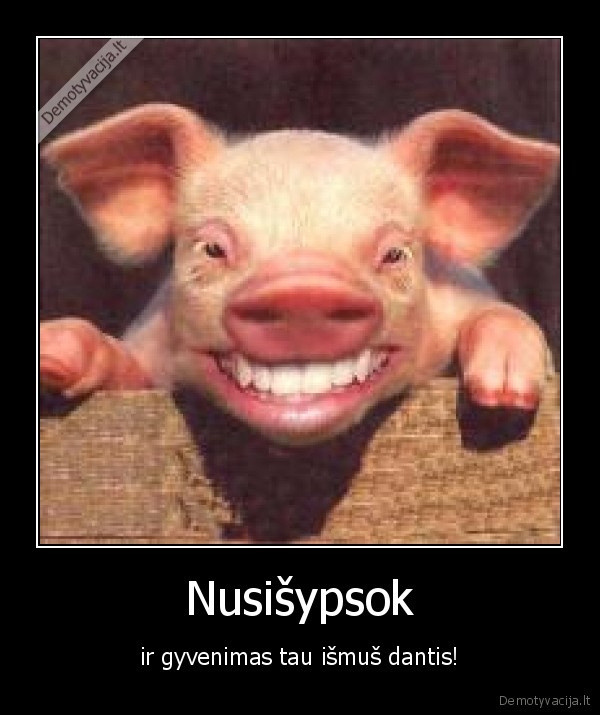 Nusišypsok