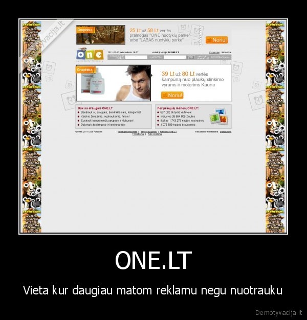 one.lt, reklamos