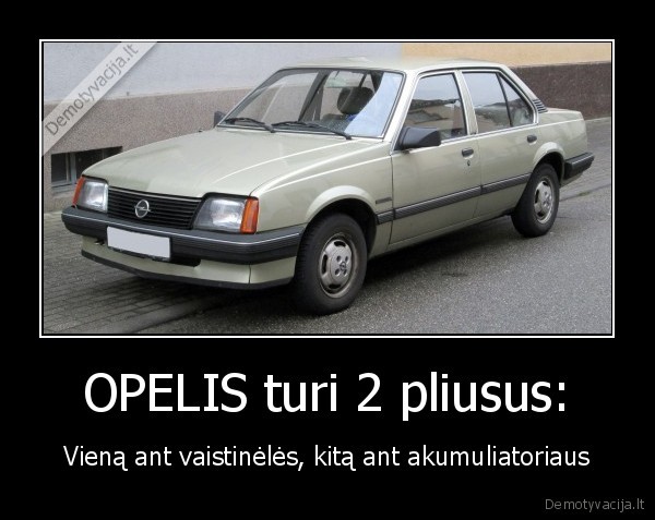 OPELIS turi 2 pliusus: