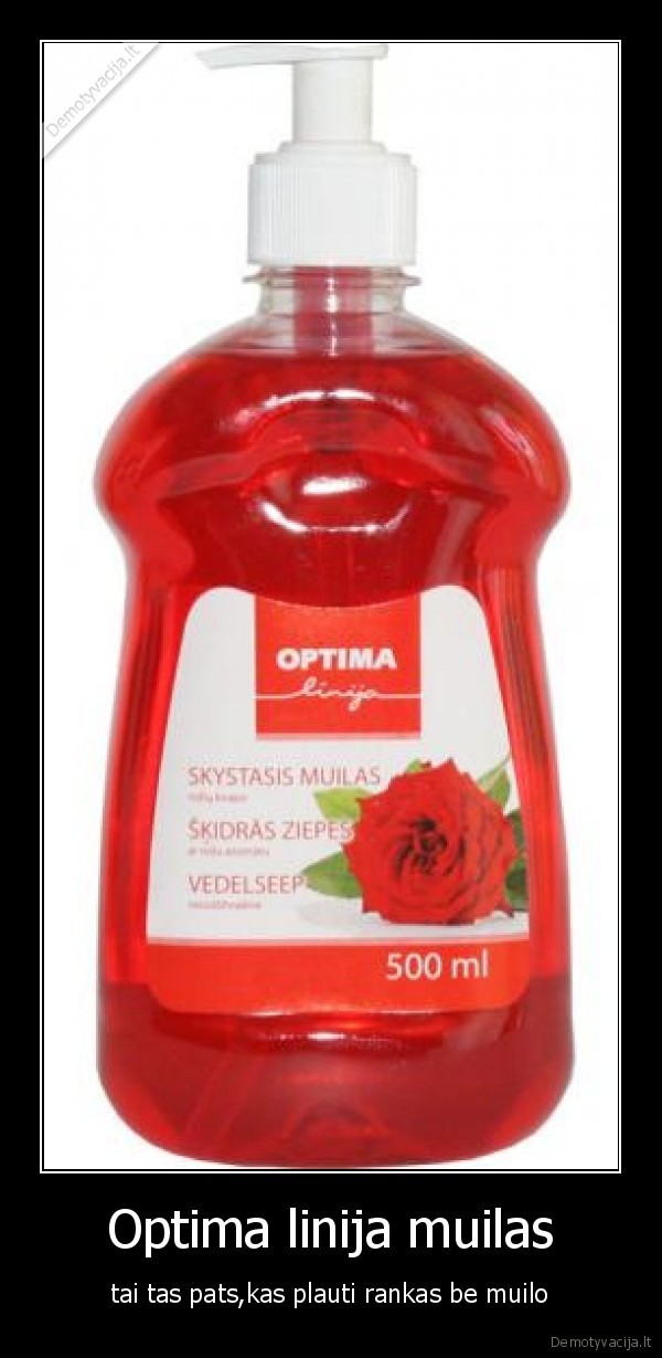 Optima linija muilas