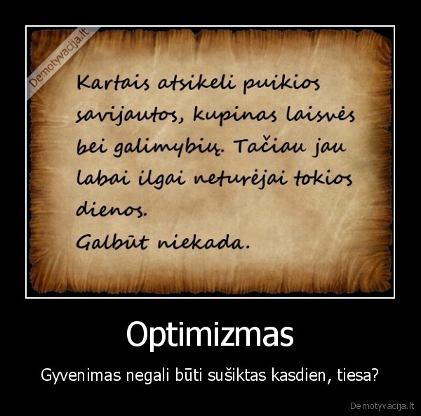 Optimizmas